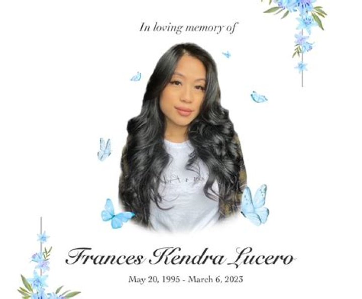Frances Kendra Chan Lucero Reportedly