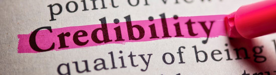 Dictionary definition of credibility