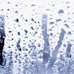 Humidity causing condensation on window