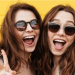 Two women take a selfie