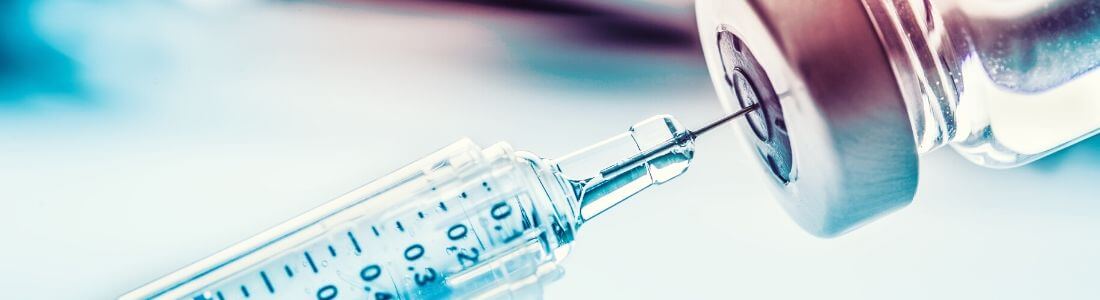 Hyperdermic needle and vaccine