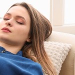 Woman under hypnosis for CRPS